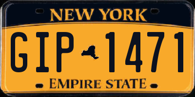 NY license plate GIP1471
