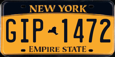 NY license plate GIP1472