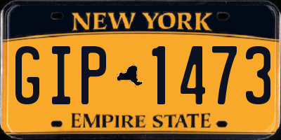 NY license plate GIP1473