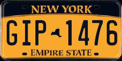 NY license plate GIP1476