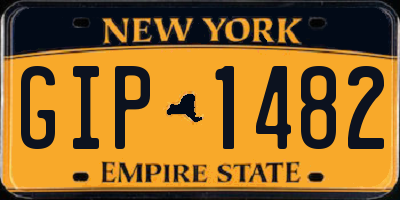 NY license plate GIP1482