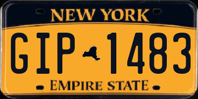 NY license plate GIP1483