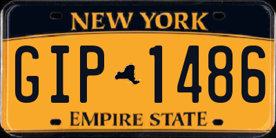NY license plate GIP1486
