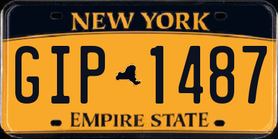 NY license plate GIP1487