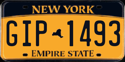 NY license plate GIP1493