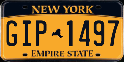 NY license plate GIP1497