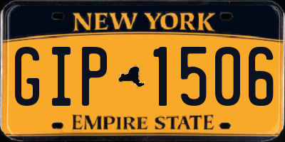 NY license plate GIP1506