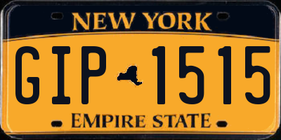 NY license plate GIP1515