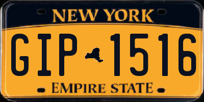 NY license plate GIP1516