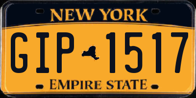 NY license plate GIP1517