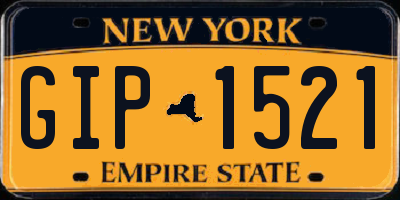 NY license plate GIP1521