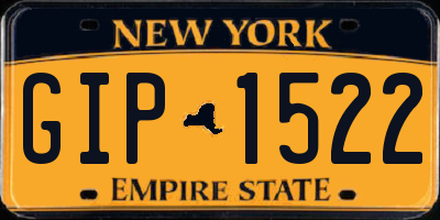 NY license plate GIP1522