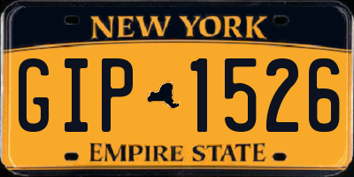 NY license plate GIP1526