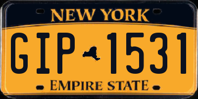 NY license plate GIP1531