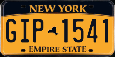 NY license plate GIP1541
