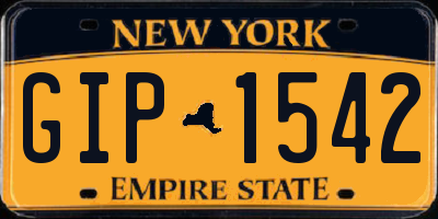NY license plate GIP1542