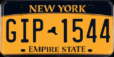 NY license plate GIP1544