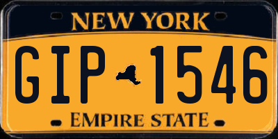 NY license plate GIP1546