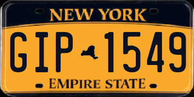 NY license plate GIP1549