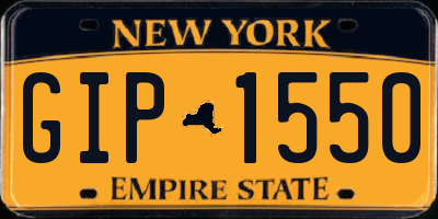 NY license plate GIP1550