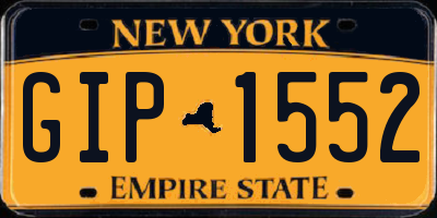 NY license plate GIP1552
