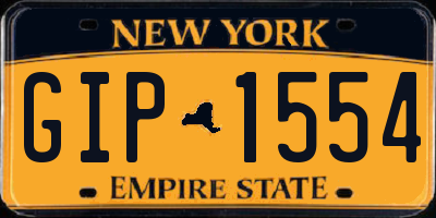NY license plate GIP1554