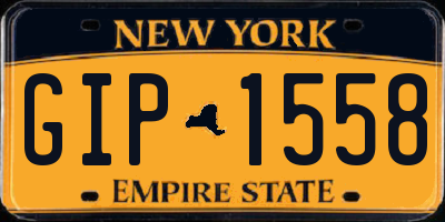 NY license plate GIP1558