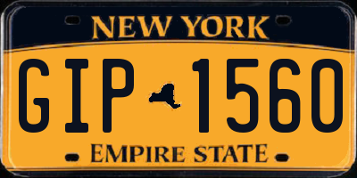 NY license plate GIP1560