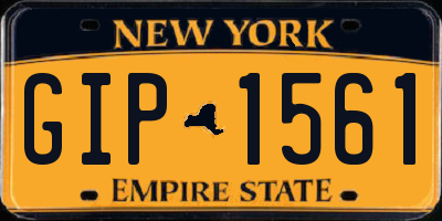 NY license plate GIP1561