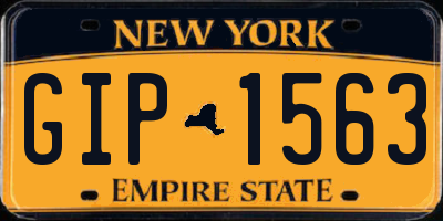 NY license plate GIP1563