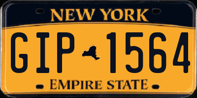 NY license plate GIP1564
