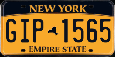 NY license plate GIP1565