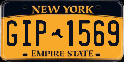 NY license plate GIP1569