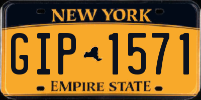NY license plate GIP1571