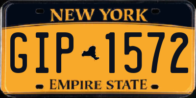 NY license plate GIP1572
