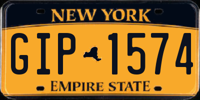 NY license plate GIP1574
