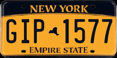 NY license plate GIP1577