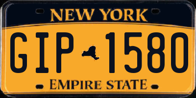 NY license plate GIP1580