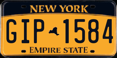NY license plate GIP1584