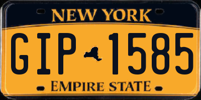 NY license plate GIP1585
