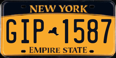 NY license plate GIP1587