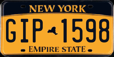 NY license plate GIP1598