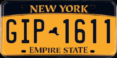 NY license plate GIP1611