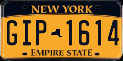 NY license plate GIP1614