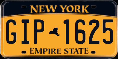 NY license plate GIP1625