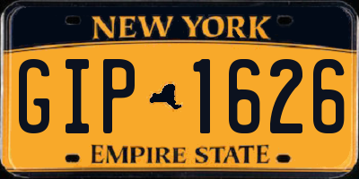 NY license plate GIP1626