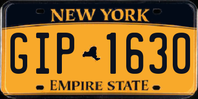 NY license plate GIP1630