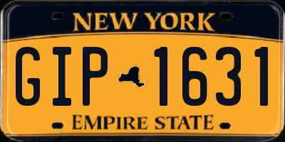 NY license plate GIP1631