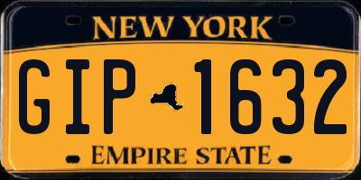 NY license plate GIP1632