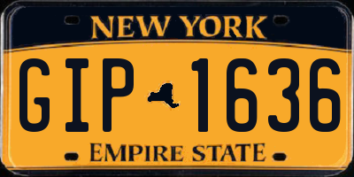 NY license plate GIP1636